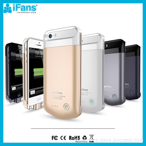 2200mAh MFI For iPhone 5 Power Battery Case Original 8 Pin